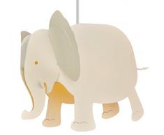 R&M Coudert Deckenleuchte für Kinderzimmer, Elefant, elfenbeinfarben