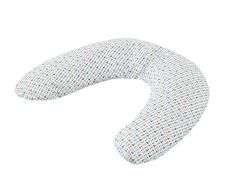 Träumeland T041027 Seiten-Lagerungskissen | Nackenkissen | Babykissen Geo mix - stabilisieren in Seitenlage, zusätzlich ideal als Schlaf- und Reisekissen, mehrfarbig