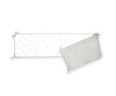 bemini Softy Jersey Print Bettumrandung (36 x 180 cm, weiß, Pocus)