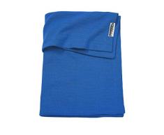 Meyco 2753034 Babydecke gestrickt 100% Baumwolle Knit Basic BRIGHT BLUE 100x150 cm Blau