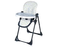 Safety 1st Hochstuhl Kiwi, höhenverstellbar, Tisch mit abnehmbarem Tablett, kompakt zusammenklappbar, ab ca. 6 Monate bis max. 15 kg, grey patches