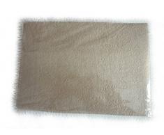 BlueberryShop, Spannbetttuch für Kinderbett/Babybett, Frottee, 120 cm Länge x 60 cm Breite, Beige