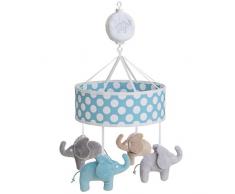 Rätt Start Musik Mobile, Elefant hellblau, mehrfarbig