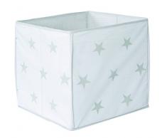 roba Aufbewahrungsbox Little Stars grau mit weißen Sternen