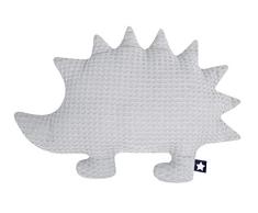 Julius Zöllner Schmusekissen Igel, Made in Germany, Waffelpiqué Grey