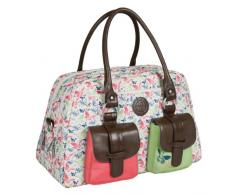 Lässig Vintage Metro Bag Wickeltasche/Babytasche inkl. Wickelunterlage Butterfly Spring