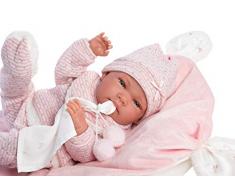 Llorens 73860 Babypuppe Nica, 38 cm, beige