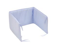 Cambrass glatt e-protector für Kinderbett, 60 x 40 cm, Farbe: hellblau
