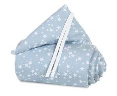 babybay Nestchen Piqué passend für Modell Original, azurblau Sterne weiß