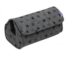 Original Dooky Arm Cushion Grey Star Polsterkissen Armschoner mit Klettverschluss für Babyschale universale Passform, grau