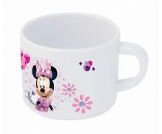 POS 68812088 - Kindertasse mit Disney Minnie Mouse Motiv, Trinkbecher mit Henkel, für Jungen und Mädchen, Fassungsvermögen ca. 200 ml, aus stabilem Melamin (BPA-frei)