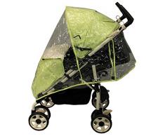 Looping Regenschutz für Kinderwagen mit transparentem Sofa