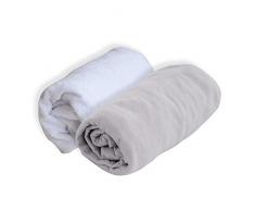 PMP Set Matratzenschoner Polyurethan + Spannbettlaken Perle 70 x 140 cm