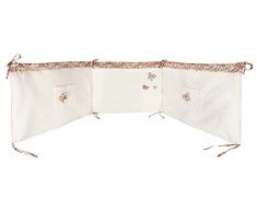Trousselier Bett Bumper (rot Blumen)