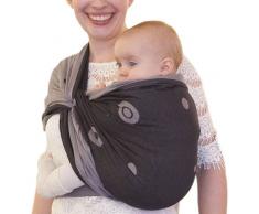 Kokadi 4250715700092 - Babytragetuch Gr.6 Crazy Black Dots