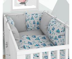 Kissen-Nestchen - Sechs Kissen samt Bezügen für das Babybett 60 x 120 cm