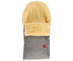 Kaiser Dublas Lammfellfußsack 65103673, grau melange