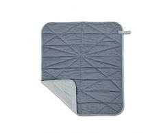 Quinny 1808911000 Quinny Decke für Kinderwagen und Babyschalen, einfache Befestigung am Rahmen des Kinderwagens, Wendedecke für einen neuen Look, grau