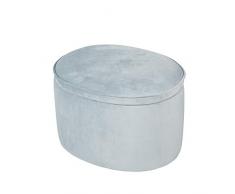 Baumann Roba GmbH 450140SY Kinderhocker oval mit Aufbewahrungsfunktion, blau