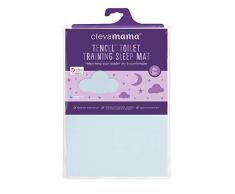 Clevamama 3330 Inkontinenzauflage Waschbar Baby - Einmalunterlagen Bett in Baumwolle, blau, 200 g