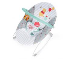 Disney Baby, Winnie Puuh Wippe mit Vibration, abnehmbarem Spielbogen, Sicherheitsgurt und maschinenwaschbaren Sitzkissen