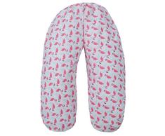 Ideenreich 2368 Stillkissen, 130 x 34 cm, flamingo rosa