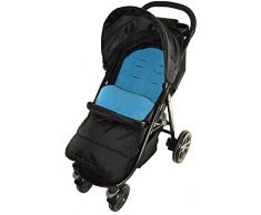 Fußsack/COSY TOES kompatibel mit Britax Kinderwagen Ocean Blau