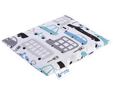 Kirschkernkissen Körnerkissen groß Wärmekissen 500g Rechteck 20x25cm Öko Natur 100% Baumwolle Medi Partners Wärme + Kältetherapie Massagetherapie (Graue Autos)