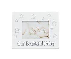 LED baby photo frame - LED Baby Fotorahmen - Baby Bilderrahmen mit LED Beleuchtung Schriftzug - Our Beautiful Baby