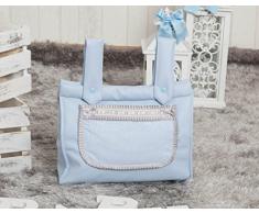 Babyline Praline – Handtasche Brotkasten für Stuhl blau