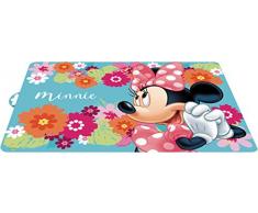 POS 68826088 - Tischset mit farbenfrohen Disney Minnie Mouse Motiv, Platzset aus Kunststoff für Jungen und Mädchen, ca. 42 x 29 cm groß, BPA-frei