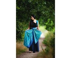 Little Frog 7097 Beloved Baby Tragetuch, Größe 7, Ocean Abyss, blau, 260 g