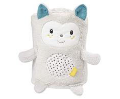 FEHN 057232 Kuscheldecke Katze / Kuschelige Schmusedecke für Babys und Kleinkinder ab 0+ Monaten - zum Kuscheln, als Krabbelunterlage, Schnuffeltuch oder Zudecke für zuhause und unterwegs