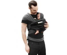 Je Porte Mon Bébé Tragetuch, Schwarz/Anthrazit