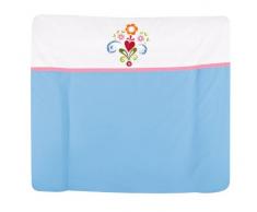 My Julius 2380113590 Wickelauflage mit Stoffbezug Flower Mix, Größe 75 x 85 cm