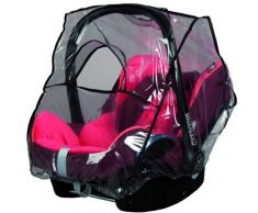sunnybaby 13222- Universal Regenverdeck, Regenschutz für Babyschale, Baby-Autositz (z.B. Maxi Cosi, Cybex, Kiddy uva.)| Kontaktfenster | abdeckbare Trageöffnung | glasklar | Qualität: MADE in GERMANY
