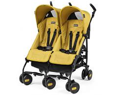 Peg Perego DPMTA1MYEL Zwillingsbuggy Pliko Mini Twin, mod yellow
