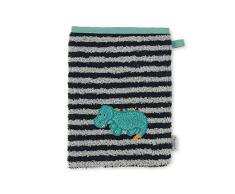 Sterntaler Waschhandschuh Kuschelzoo, Krokodil Konrad, Größe: 21 x 15 cm, Grün