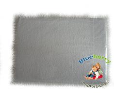 blueberryshop Jersey Baumwolle Spannbetttuch für Kleinkinder und Babybett Bett, Weiß