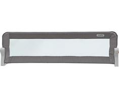 ABUS Bettgitter Eric für Baby-, Kinder- und Elternbetten - Kinderbettgitter / Babybettgitter - Rausfallschutz - faltbar (für Reisen) - grau - 87547