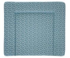 Träumeland TT80204 Wickelauflage Tropfen Ozeanblau PVC-frei, 75 x 85 cm, mehrfarbig