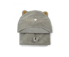 Mamas & Papas Infant Kapuzentuch Cat, grau