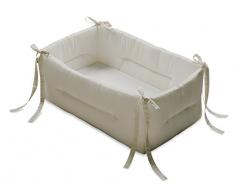 ITALBABY Bebe Uni Farben Kinderbett Reduzierstück, Taube grau