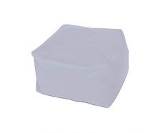 knorr-baby 440300 Hocker quadratisch L, Fb. hellgrau, grau