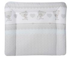 Wickelauflage Teddy blau 80x70 cm (BxH), phtalatfrei beschichtet