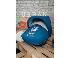 Babyline Dogs – Schlafsack Babytrage blau