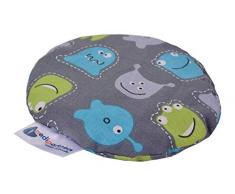 Kirschkernkissen Wärmekissen Körnerkissen für Babys 180g rund 15cm Öko Natur 100% Baumwolle Medi Partners Wärme + Kältetherapie Massagetherapie (Kreaturen)