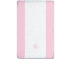 Bimbi Elite – Wickeltisch Badewanne, 50 x 70 cm, weiß und rosa