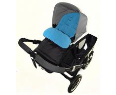 Fußsack „Cosy Toes“, kompatibel mit Phil-&-Teds-Promenade-Kinderwagen, ozeanblau
