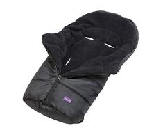 Clevamama Universaler Baby Fußsack für Autositz - Schwarz